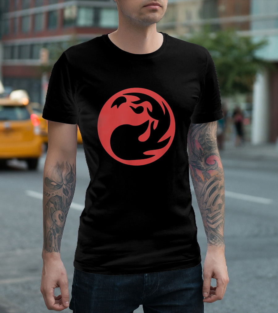 Red Mana Symbol Magic TCG Gathering Mana Symbols T-Shirt