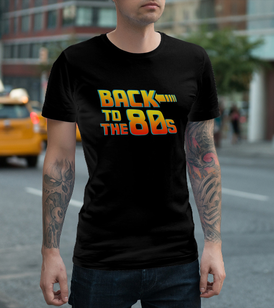 Back to the 80s Retro Fancy Dress Costume Party T-Shirt