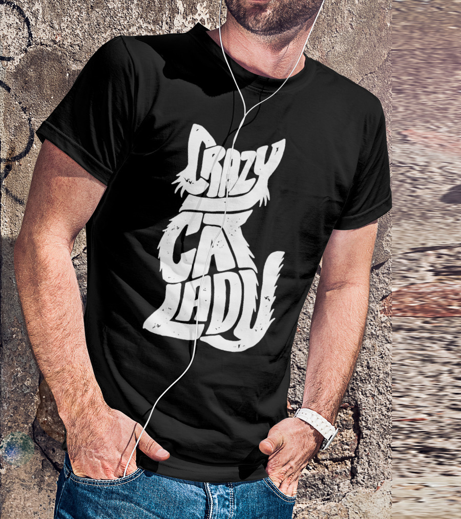 Crazy Cat Lady Kitty Kitten Funny Cats Meme T-Shirt