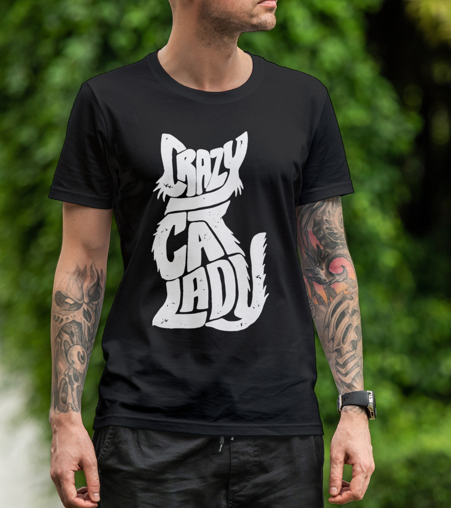 Crazy Cat Lady Kitty Kitten Funny Cats Meme T-Shirt
