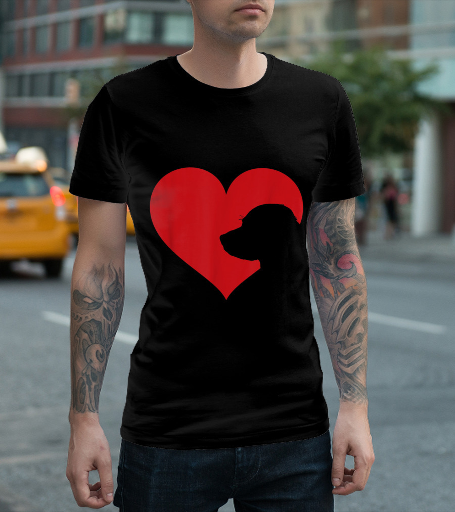 Labrador Retriever Heart for Lab Lovers T-Shirt