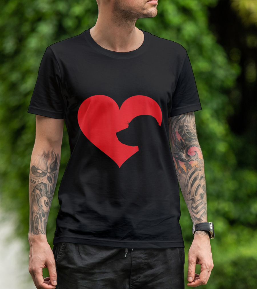 Labrador Retriever Heart For Lab Lovers T-Shirt