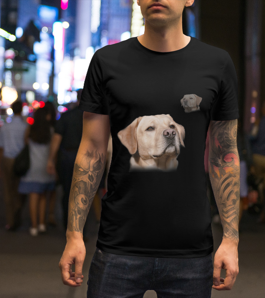 Labrador School Photo Funny Yellow Lab T-Shirt