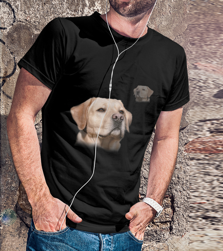 Labrador School Photo Funny Yellow Lab T-Shirt