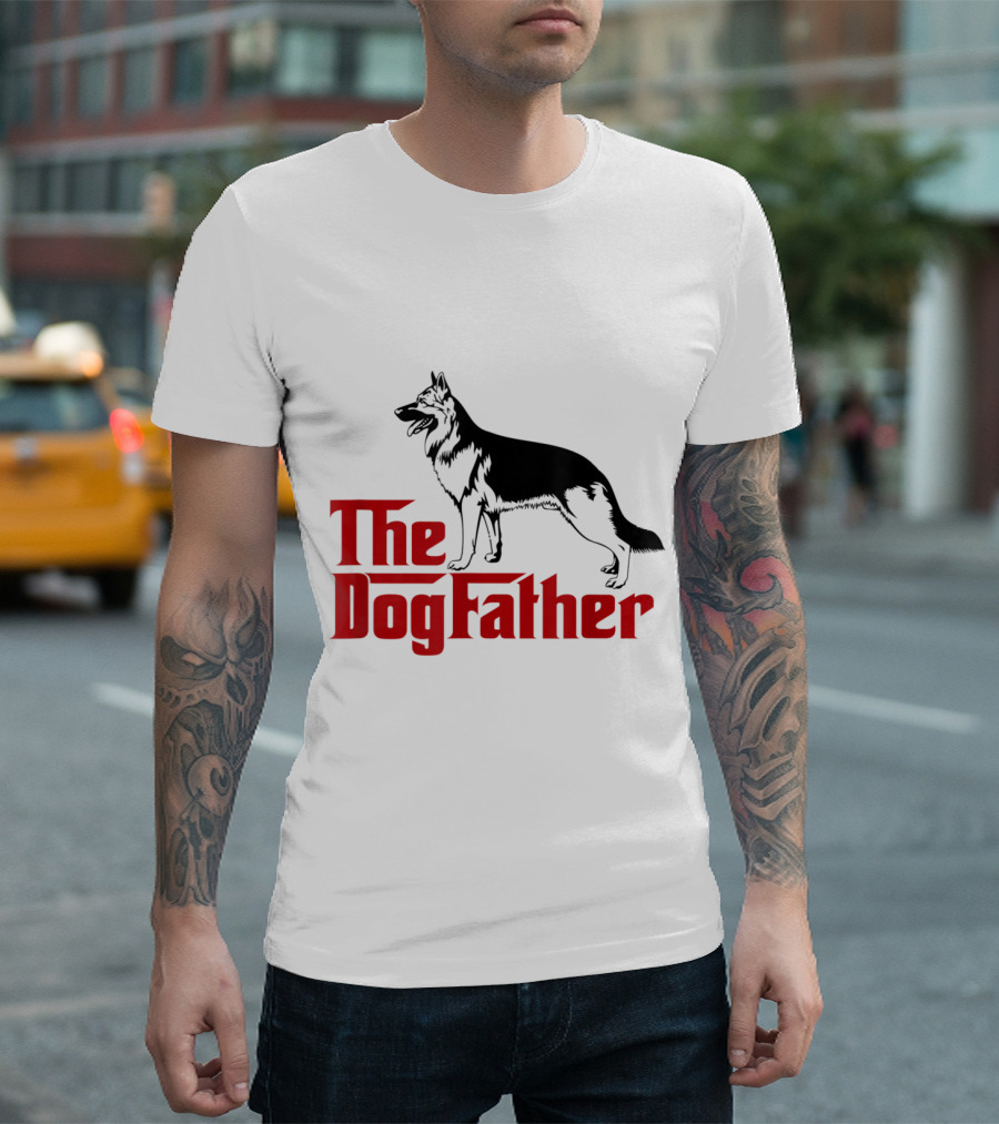 The Dogfather German Shepherd I Love My Pet Funny T-Shirt