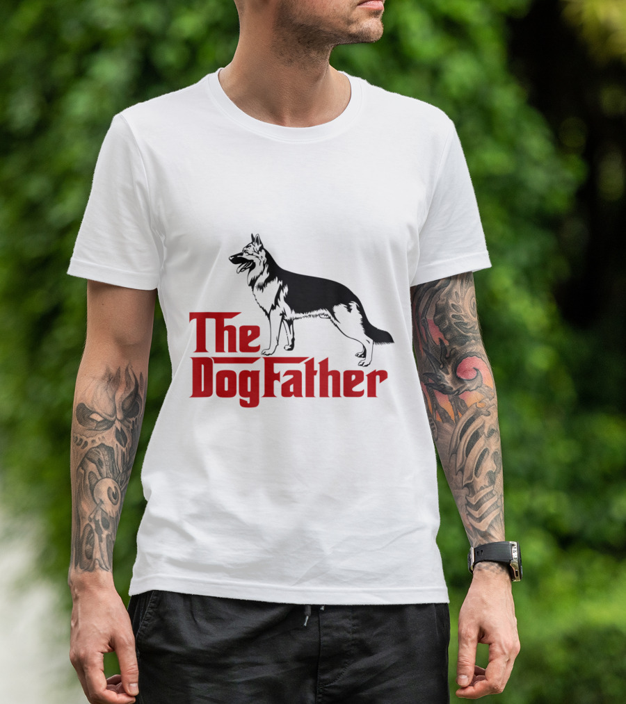 The Dogfather German Shepherd I Love My Pet Funny T-Shirt