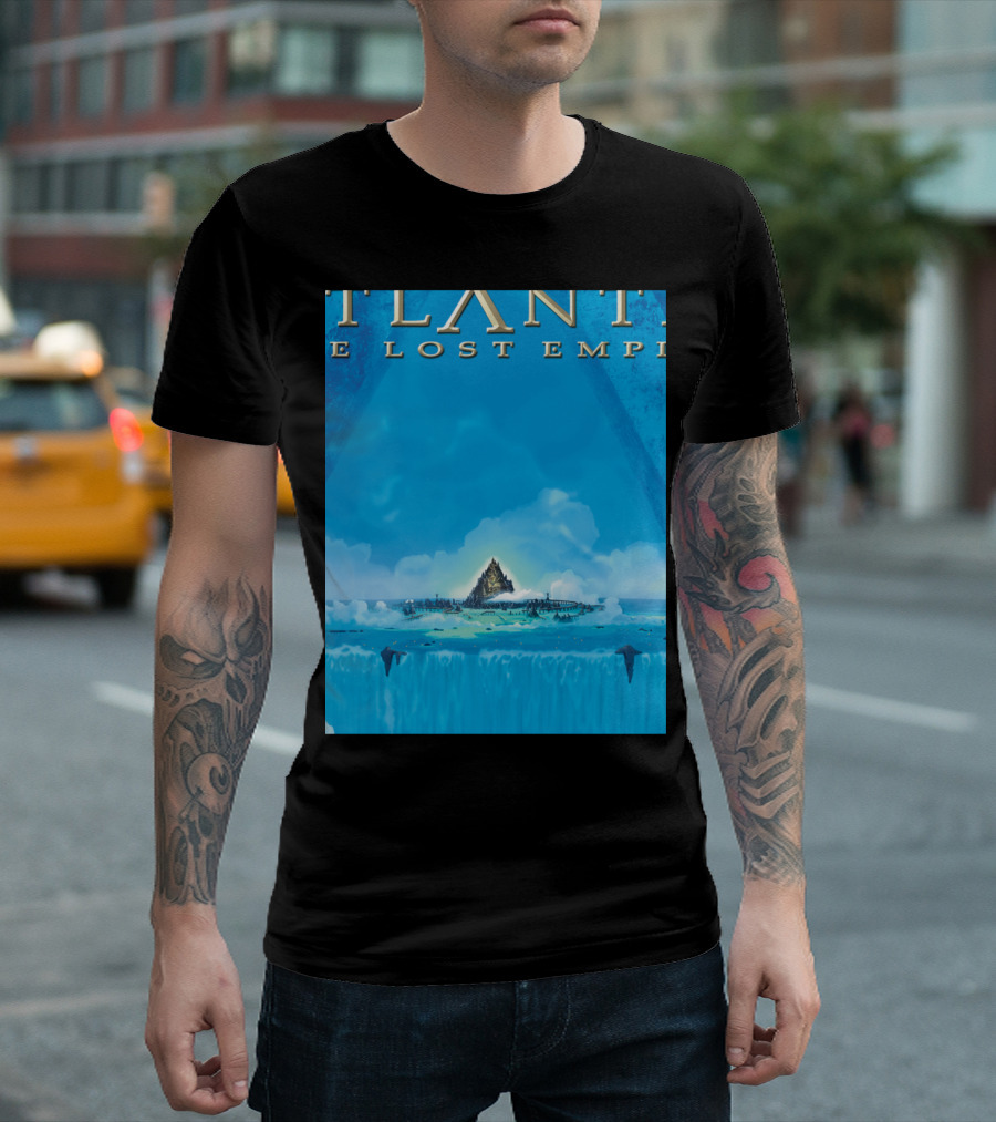 Atlantis The Lost Empire Disney Movie Scene Fade T-Shirt