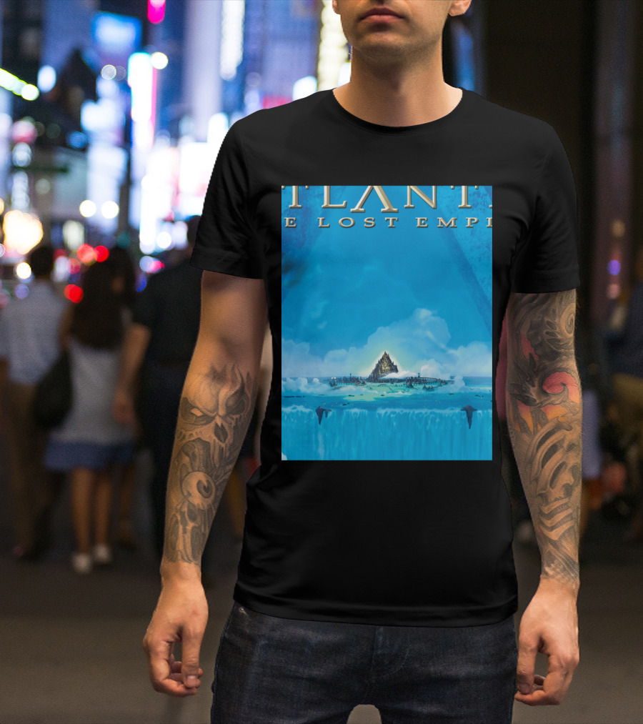 Atlantis The Lost Empire Disney Movie Scene Fade T-Shirt