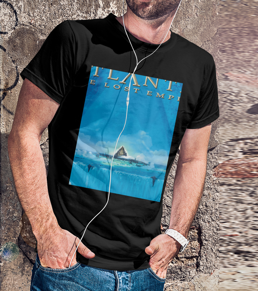 Atlantis The Lost Empire Disney Movie Scene Fade T-Shirt