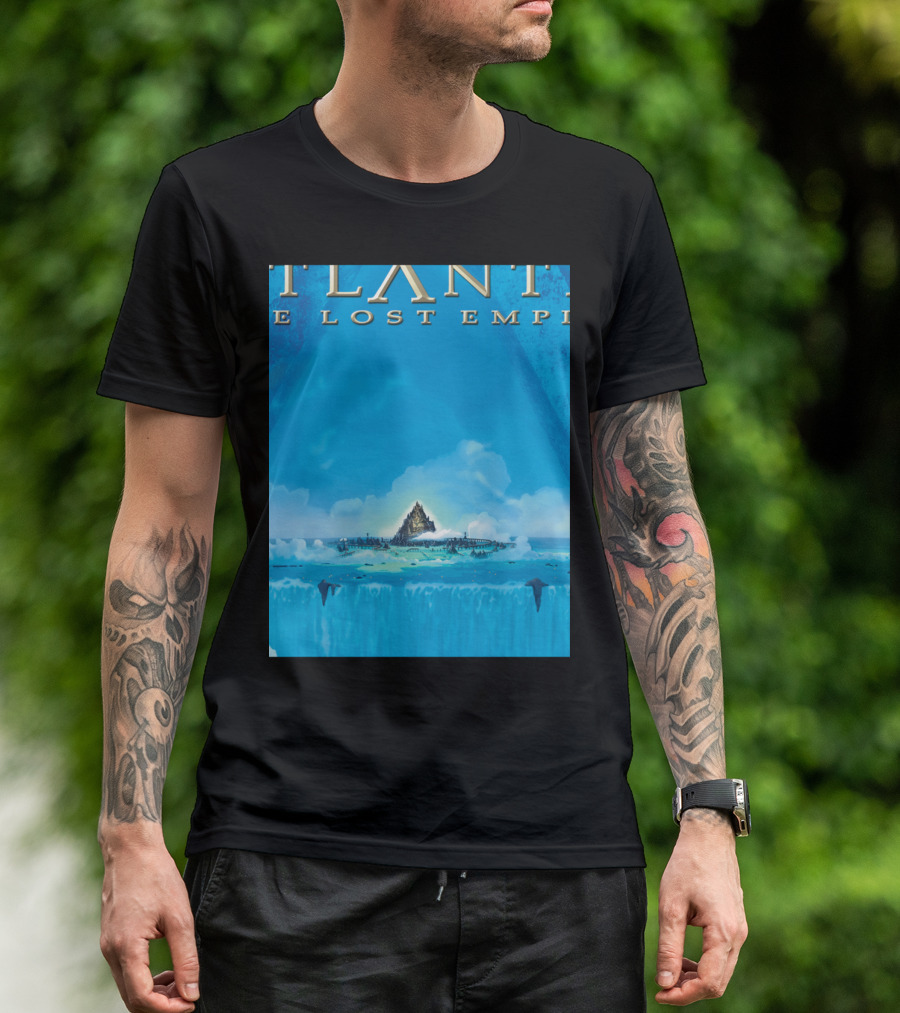 Atlantis The Lost Empire Disney Movie Scene Fade T-Shirt