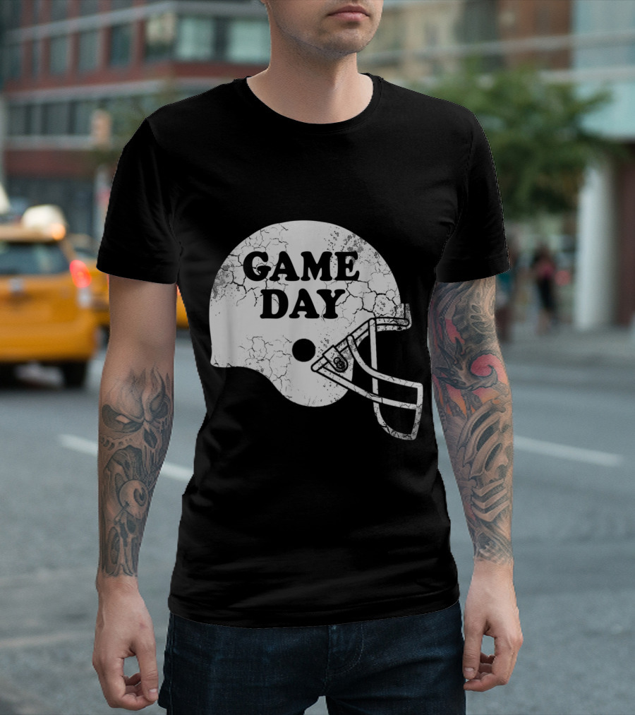 Game Day Football Helmet T-Shirt