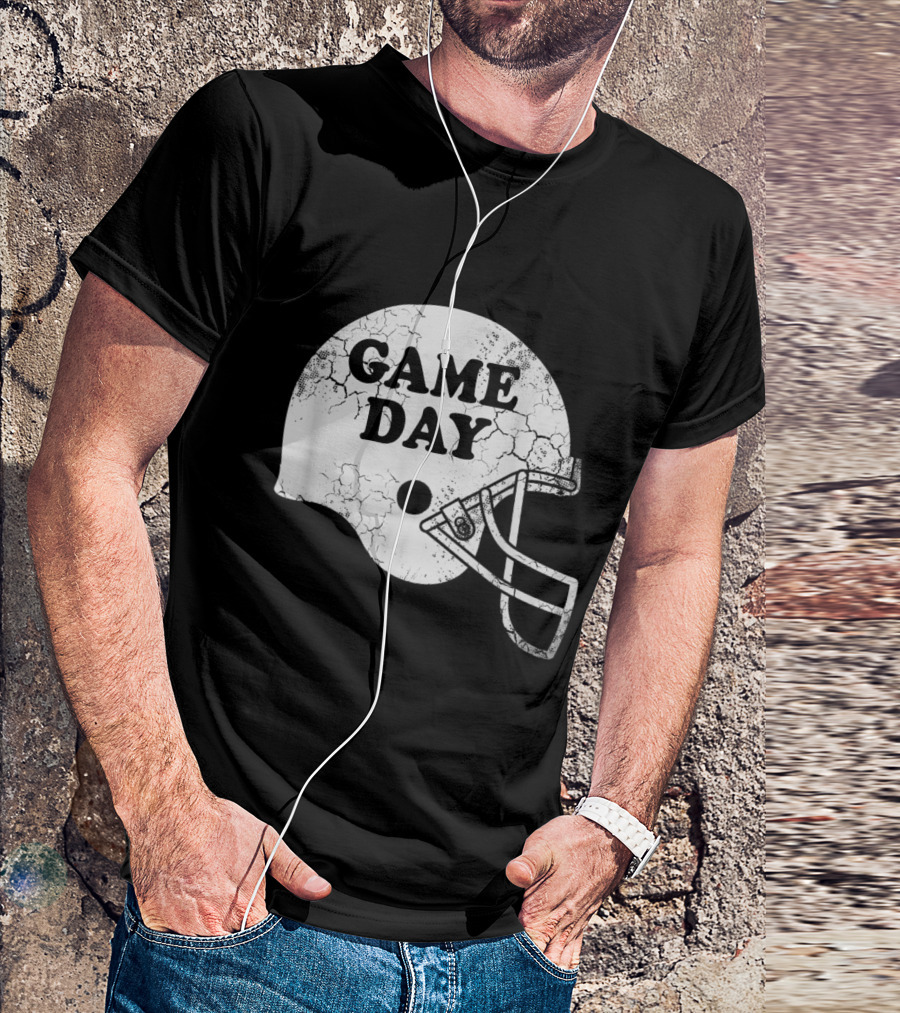 Game Day Football Helmet T-Shirt