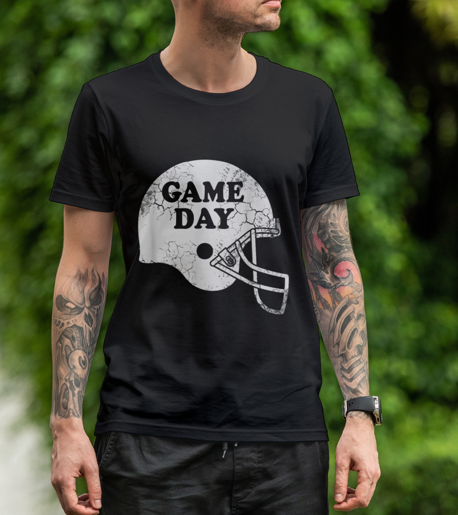 Game Day Football Helmet T-Shirt