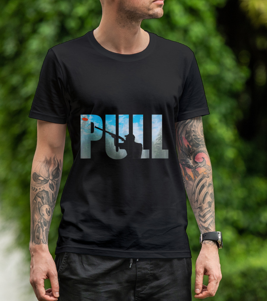 Pull Skeet Trap Clay Shotgun Shooting Sporting T-Shirt