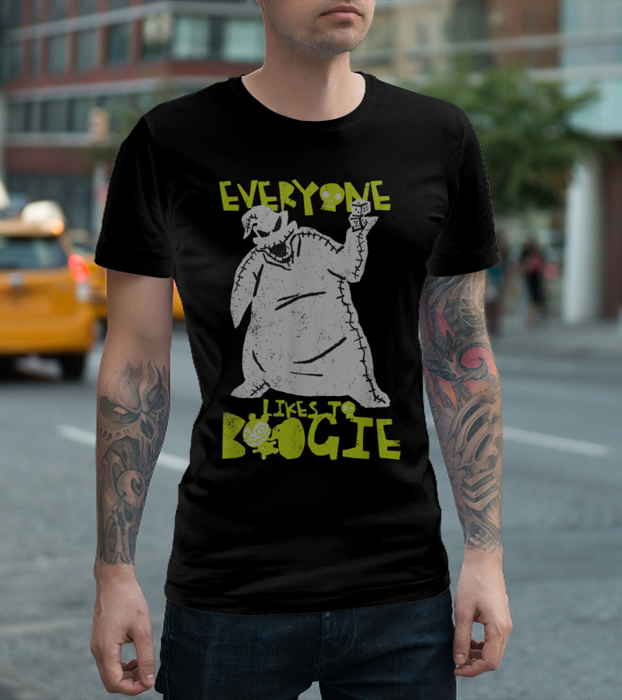 Everyone Likes to Boogie Disney The Nightmare Before Christmas Oogie Boogie T-Shirt