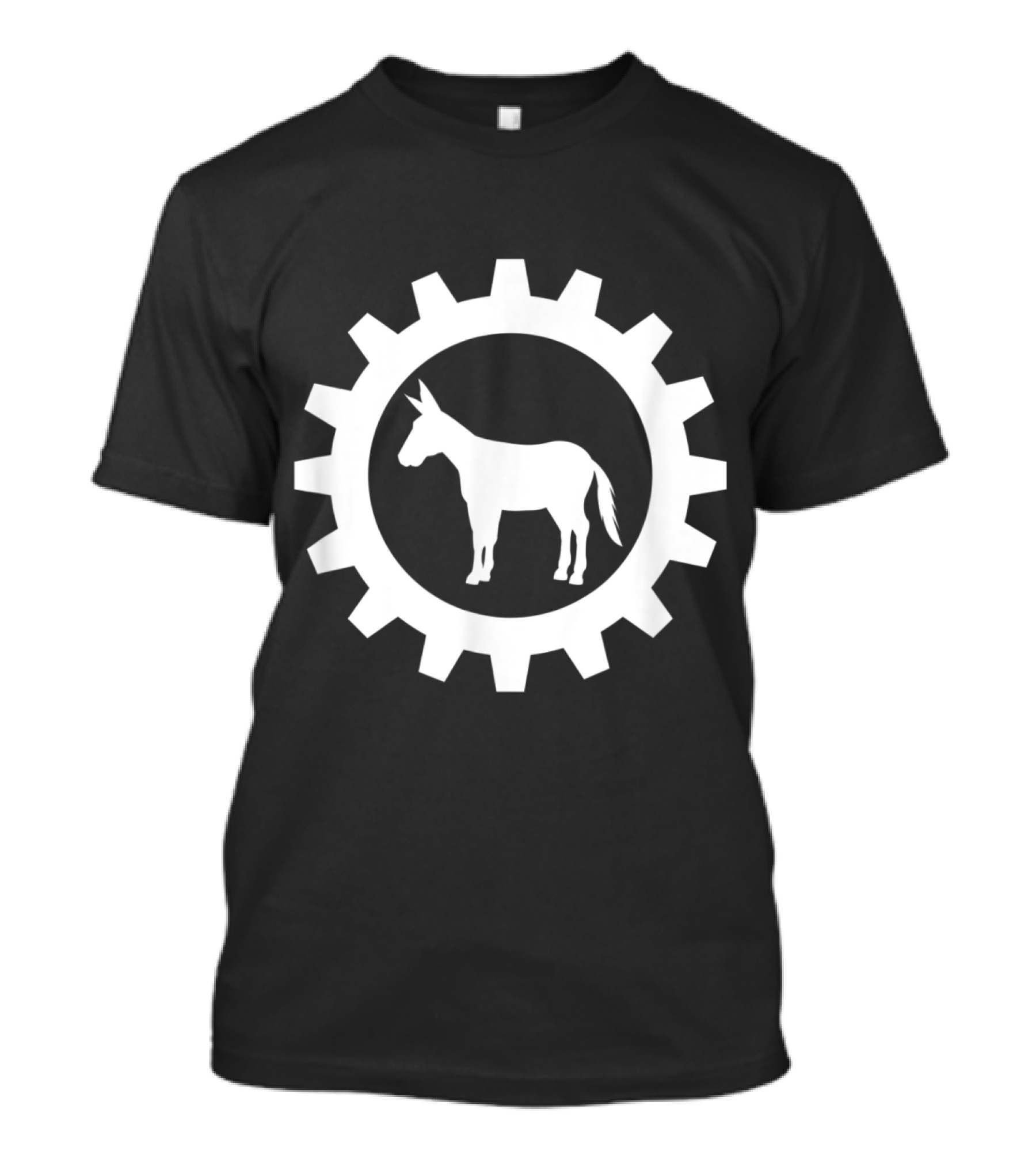 Get Your A$$ In Gear Funny Donkey Gearwheel T-Shirt