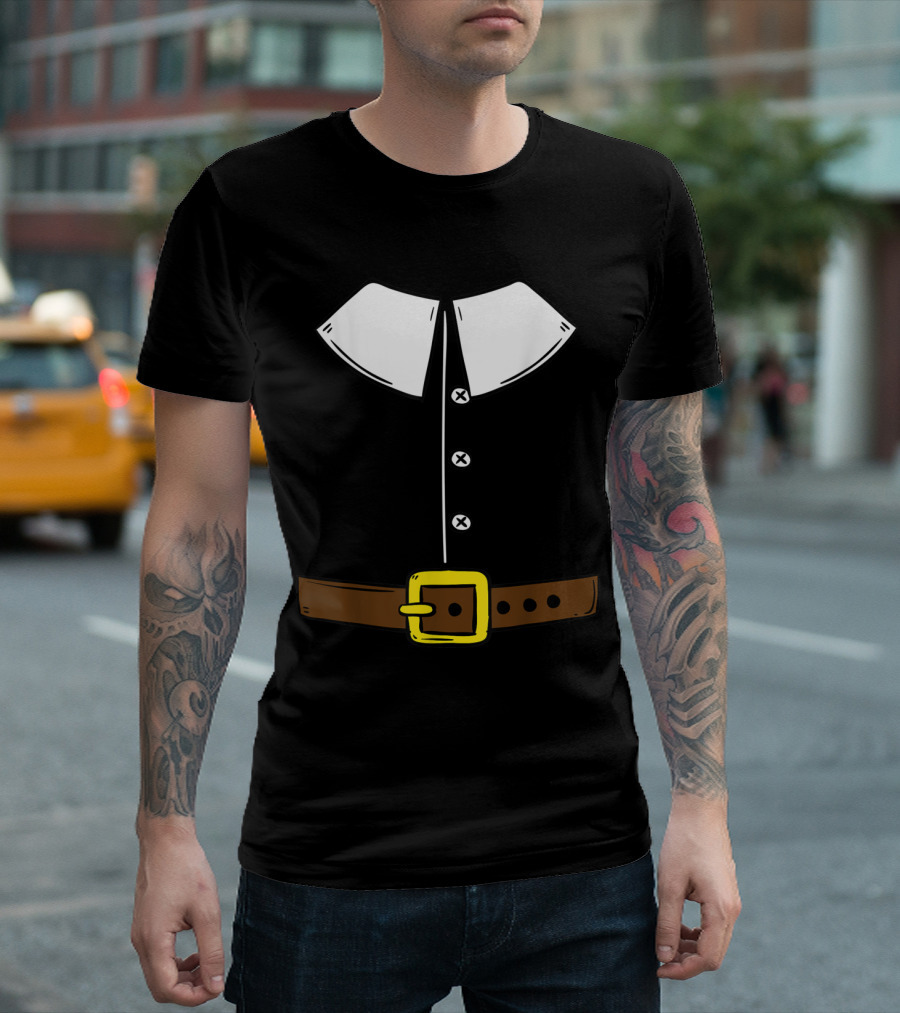 Funny Thanksgiving Pilgrim Costume T-Shirt