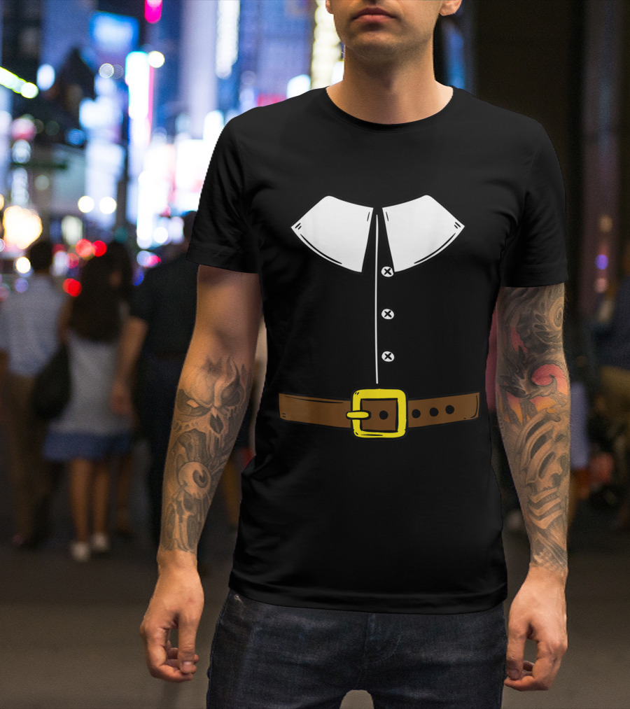 Funny Thanksgiving Pilgrim Costume T-Shirt
