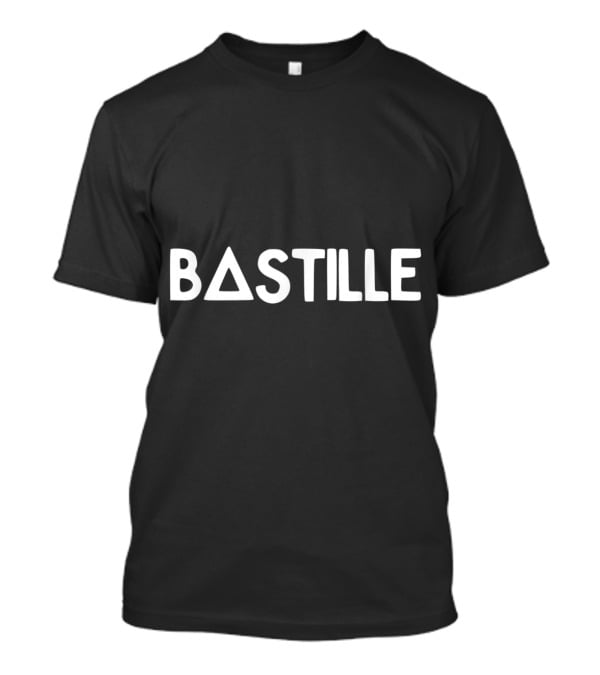 Bastille Band Text Triangle T-Shirt
