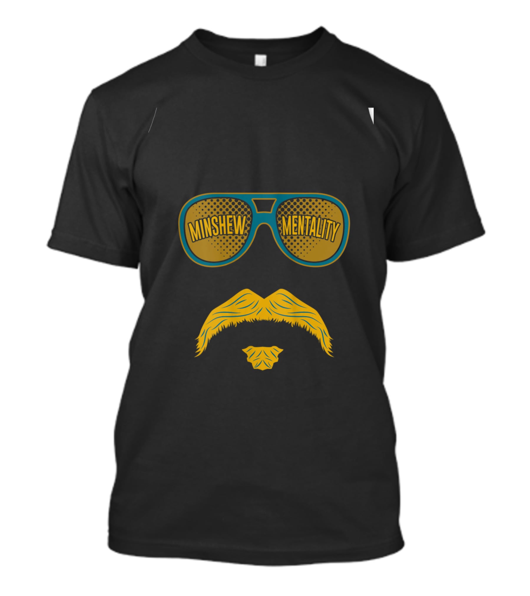 Minshew Mentality Sunglasses Mustache Iconic Look T-Shirt