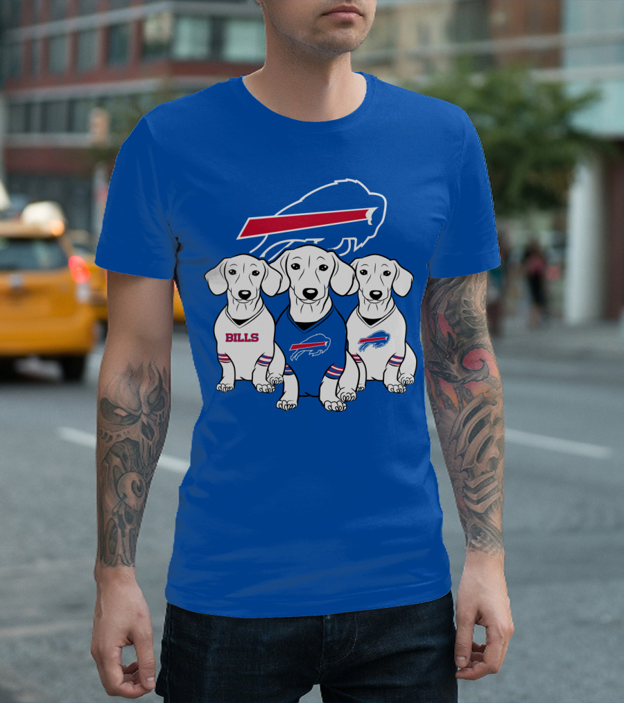 Bills Buffalo Dachshund  T-Shirt