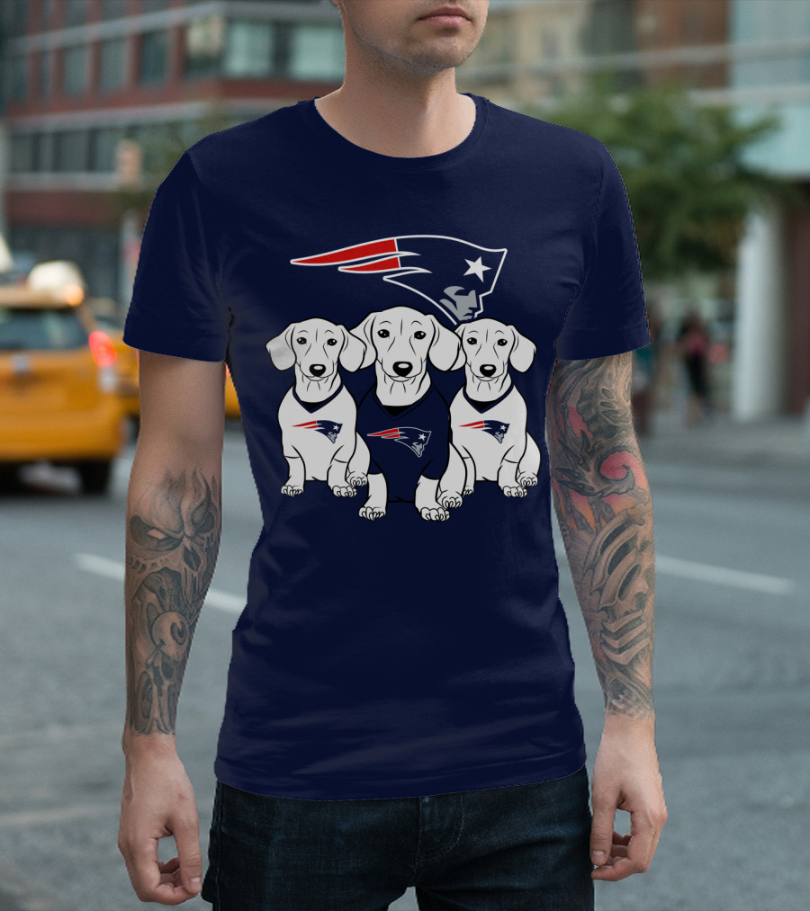 Patriots Dachshund Trio T-Shirt