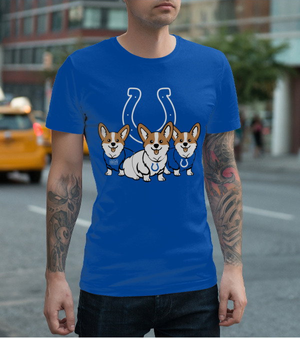 Indianapolis Colts Corgi T-Shirt
