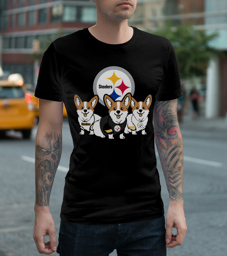 Steelers CorgiTrio T-Shirt