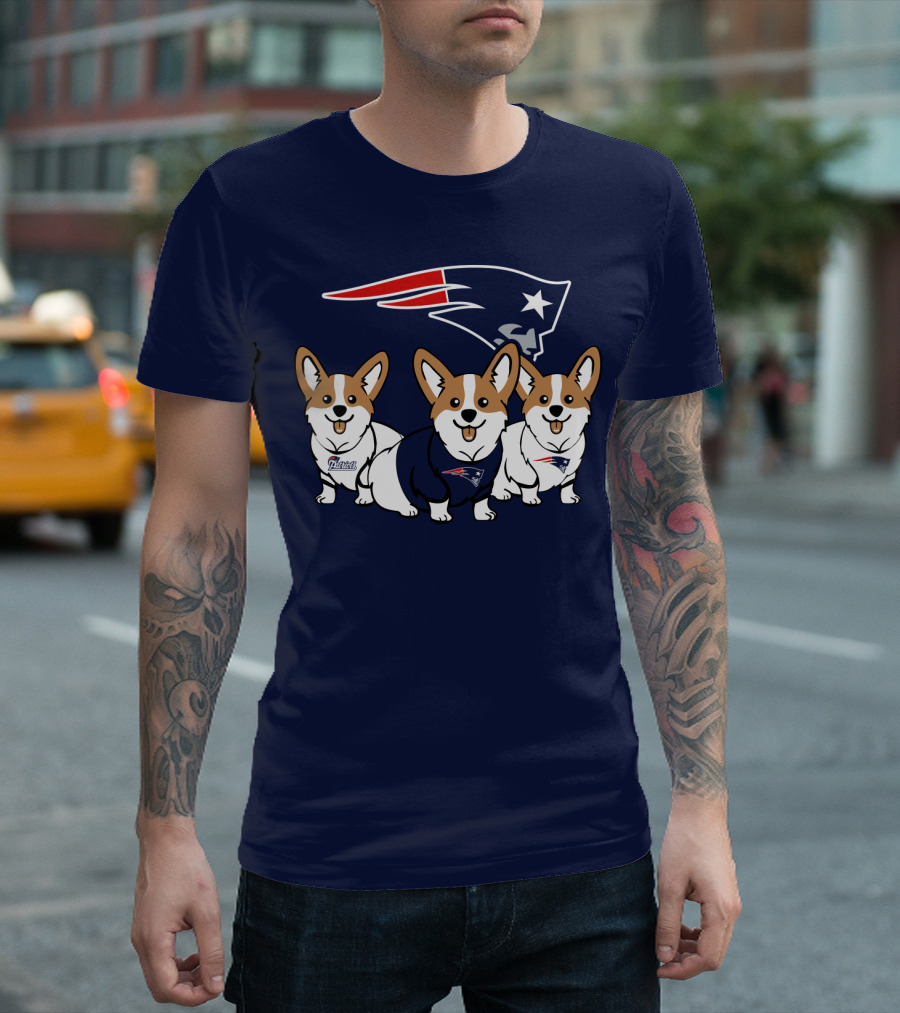 Patriots Corgi T-Shirt