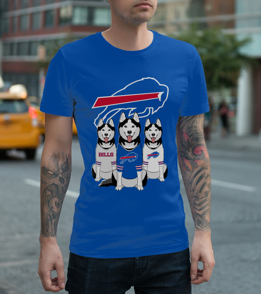 Bills Buffalo Husky Trio T-Shirt