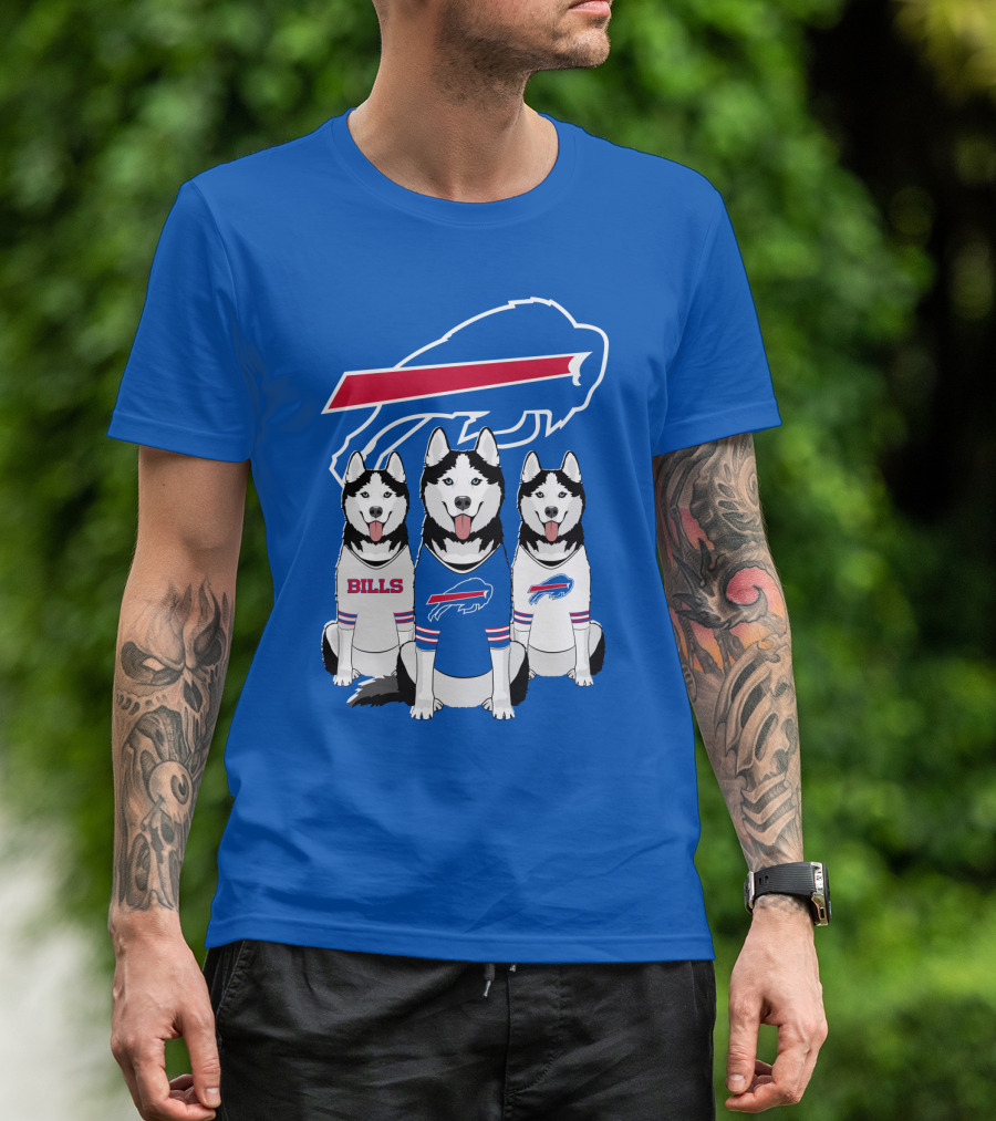 Bills Buffalo Husky Trio T-Shirt