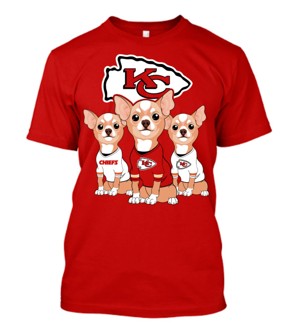 Kansas City Chiefs Chihuahuas T-Shirt