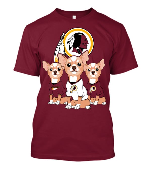 Redskins Chihuahua Trio T-Shirt