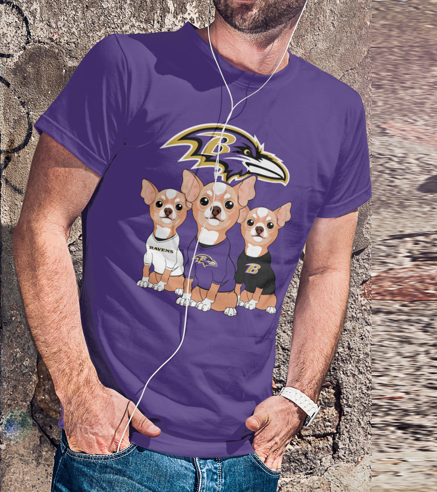Ravens Chihuahua T-Shirt