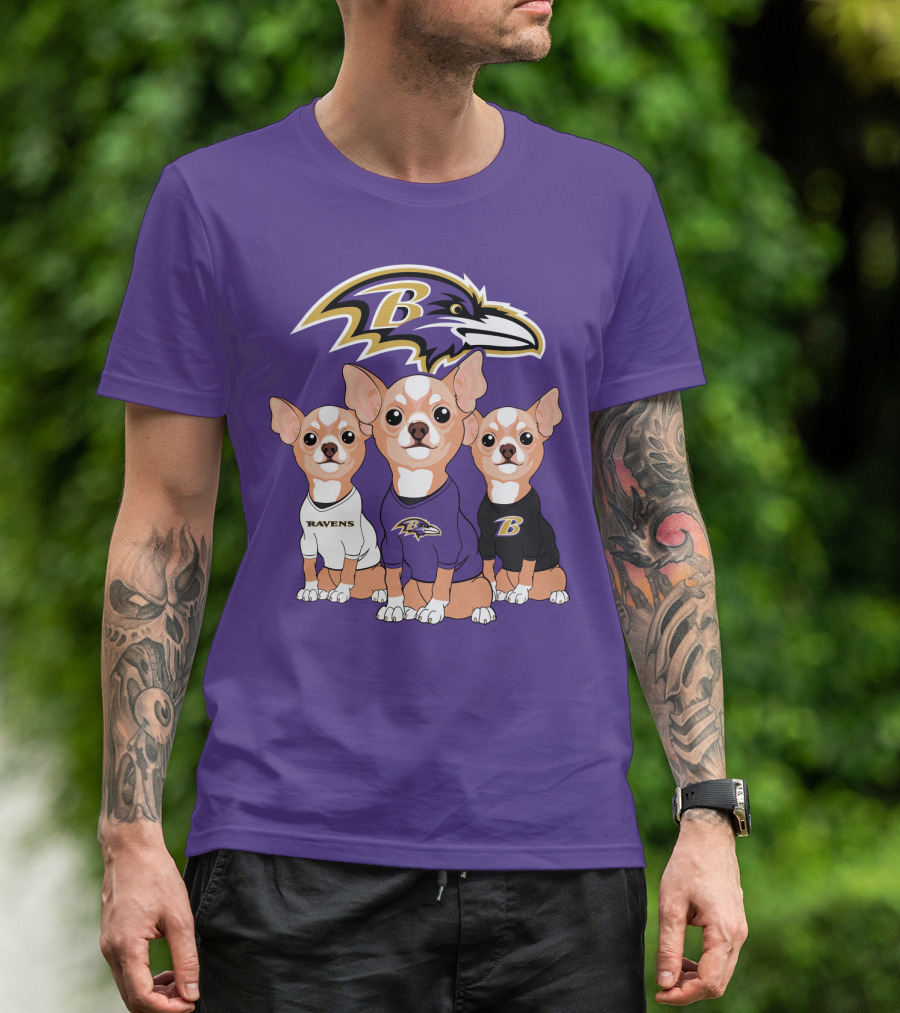 Ravens Chihuahua T-Shirt