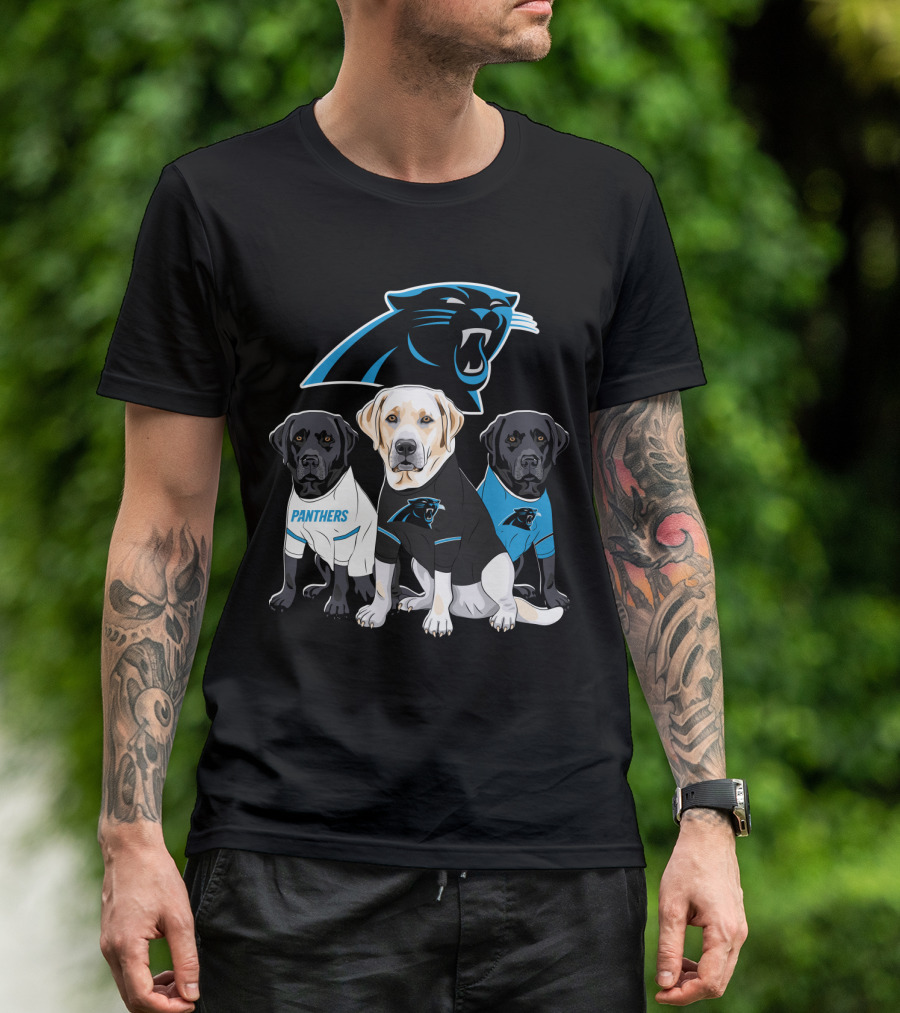 Panthers Labrador Retriever Dogs T-Shirt