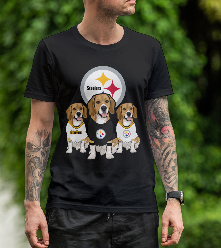 Steelers Beagle Trio T-Shirt