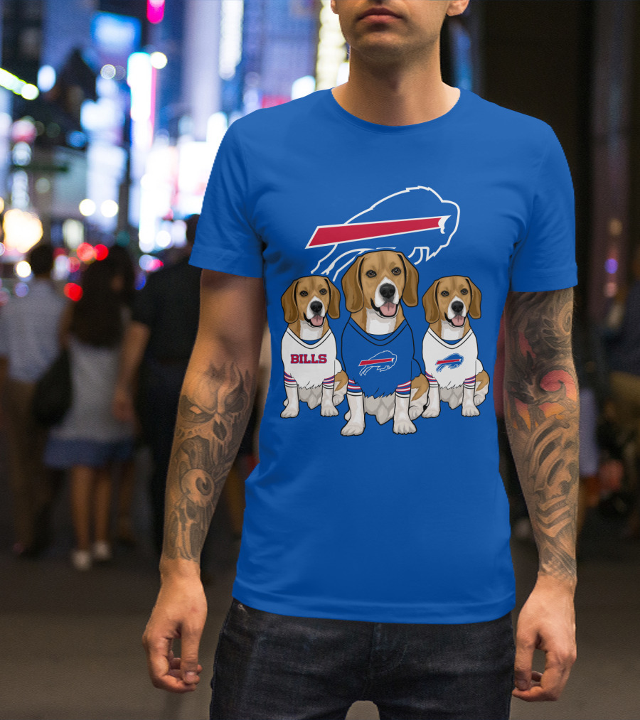 Buffalo Bills Beagle Trio T-Shirt