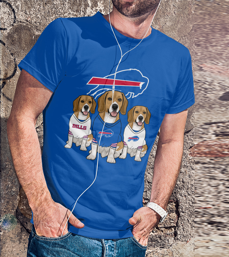 Buffalo Bills Beagle Trio T-Shirt