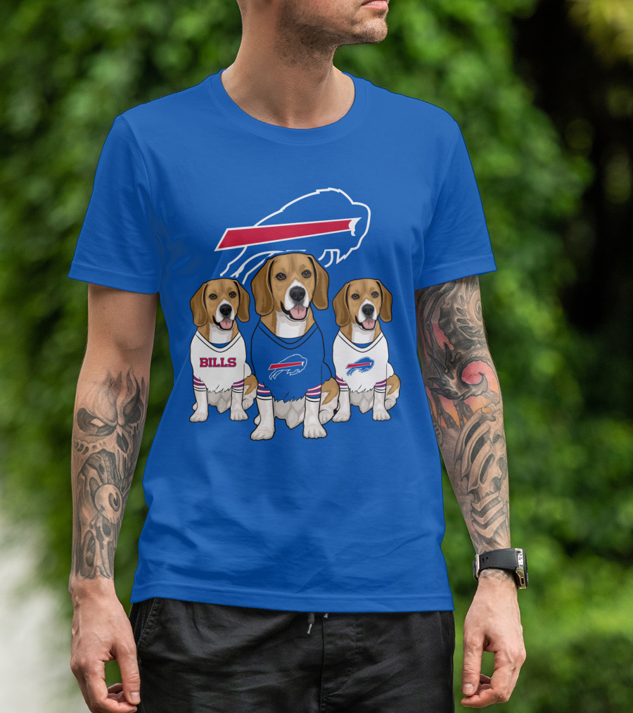 Buffalo Bills Beagle Trio T-Shirt