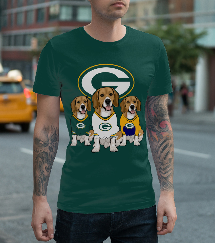 Packers Beagle Dog T-Shirt