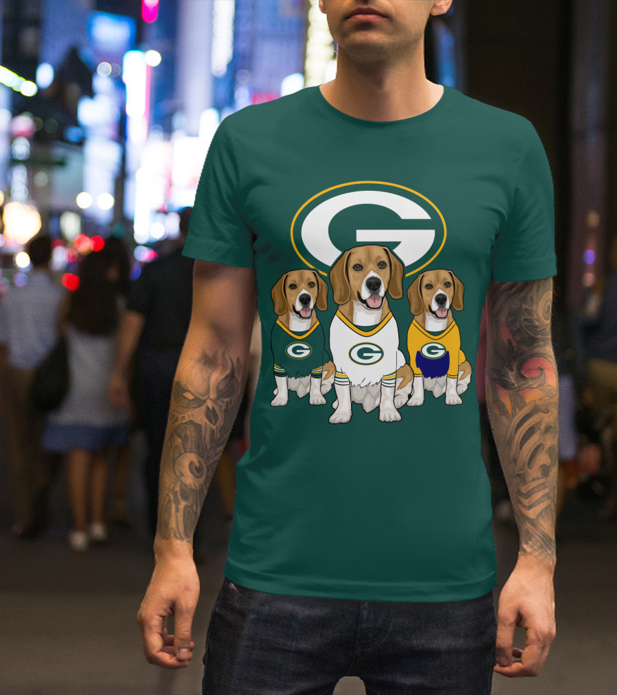 Packers Beagle Dog T-Shirt