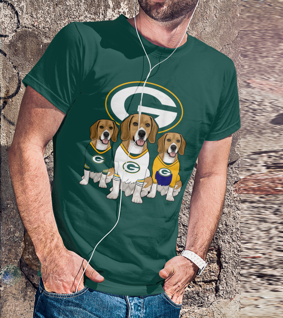 Packers Beagle Dog T-Shirt