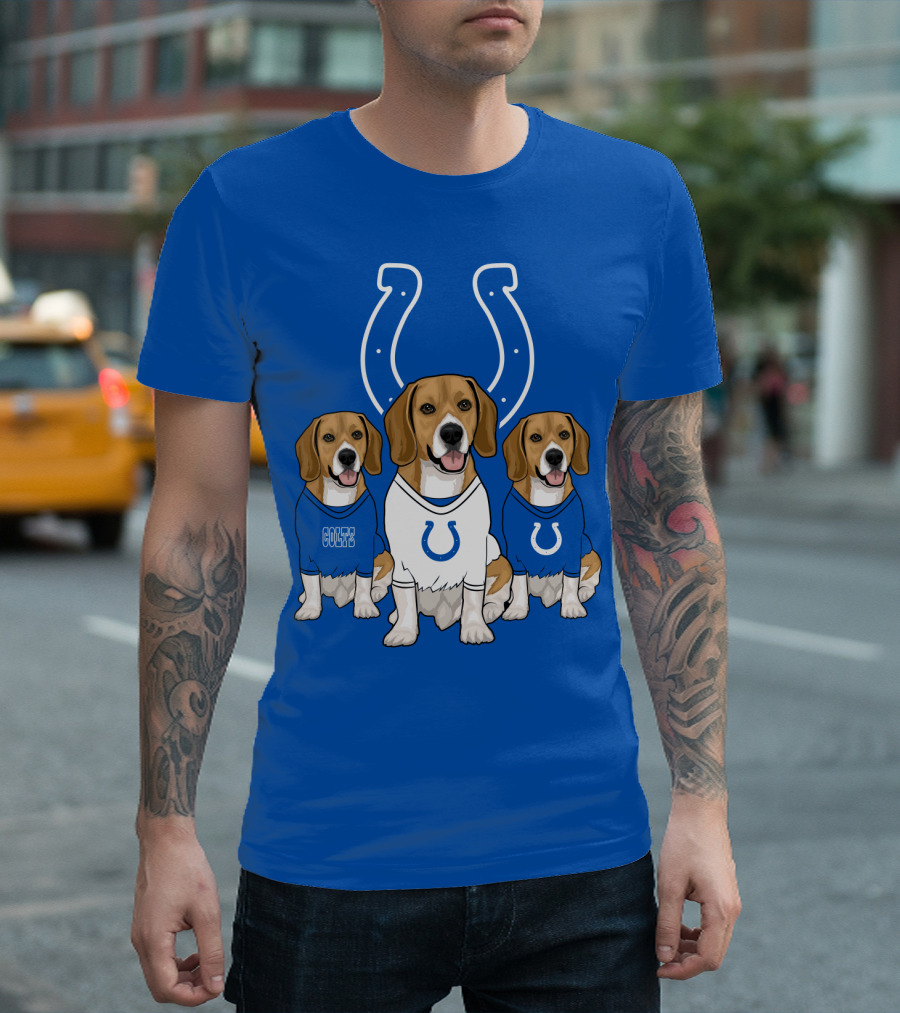 Indianapolis Colts Beagle Trio T-Shirt