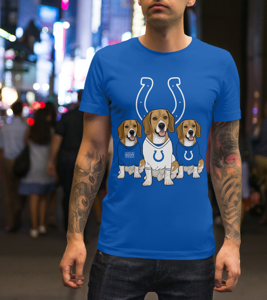 Indianapolis Colts Beagle Trio T-Shirt