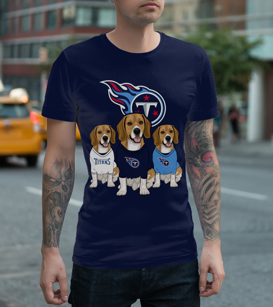 Tennessee Titans Beagle Fan T-Shirt