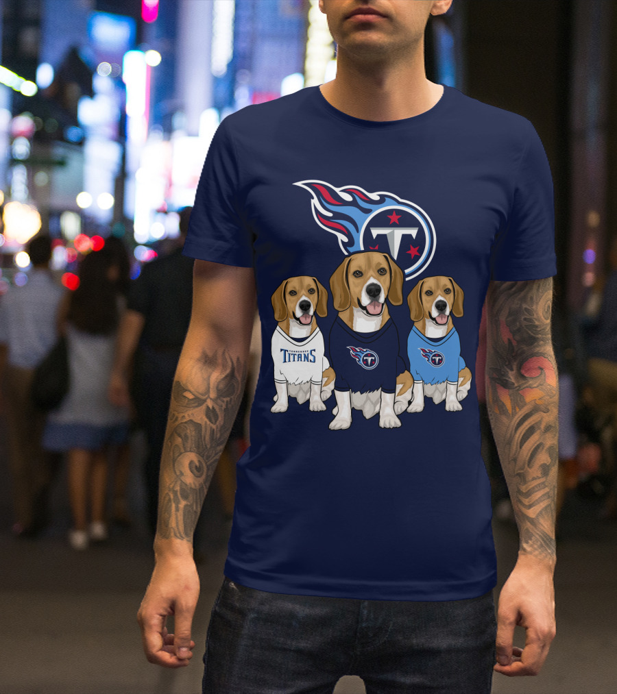 Tennessee Titans Beagle Fan T-Shirt