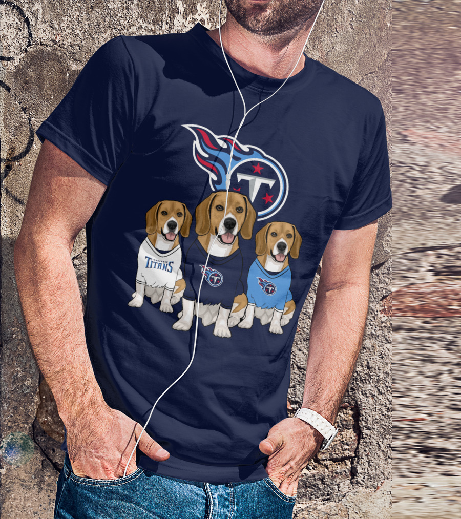 Tennessee Titans Beagle Fan T-Shirt