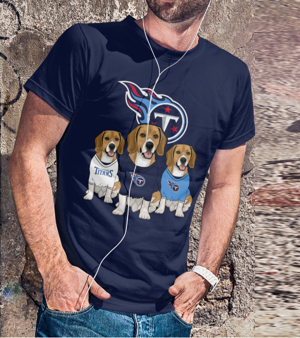 Tennessee Titans Beagle Fan T-Shirt