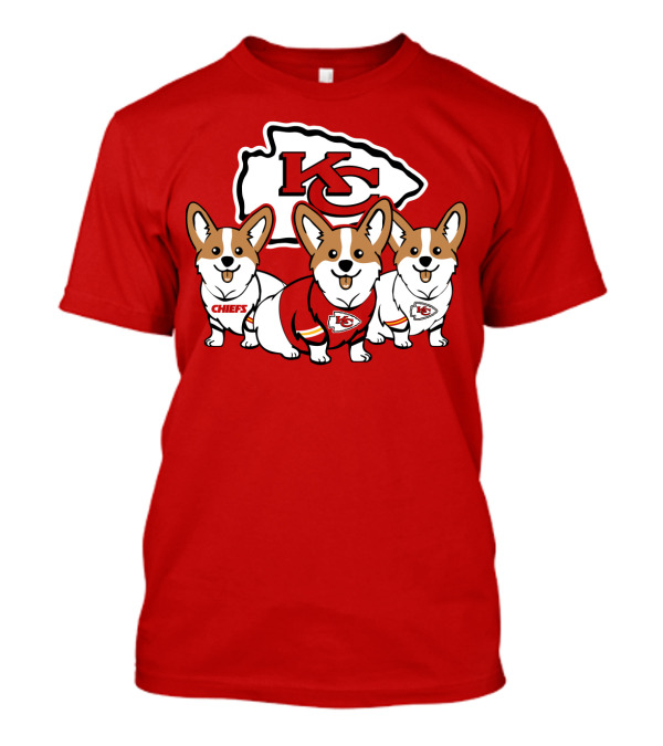 Kansas City Chiefs Corgi T-Shirt